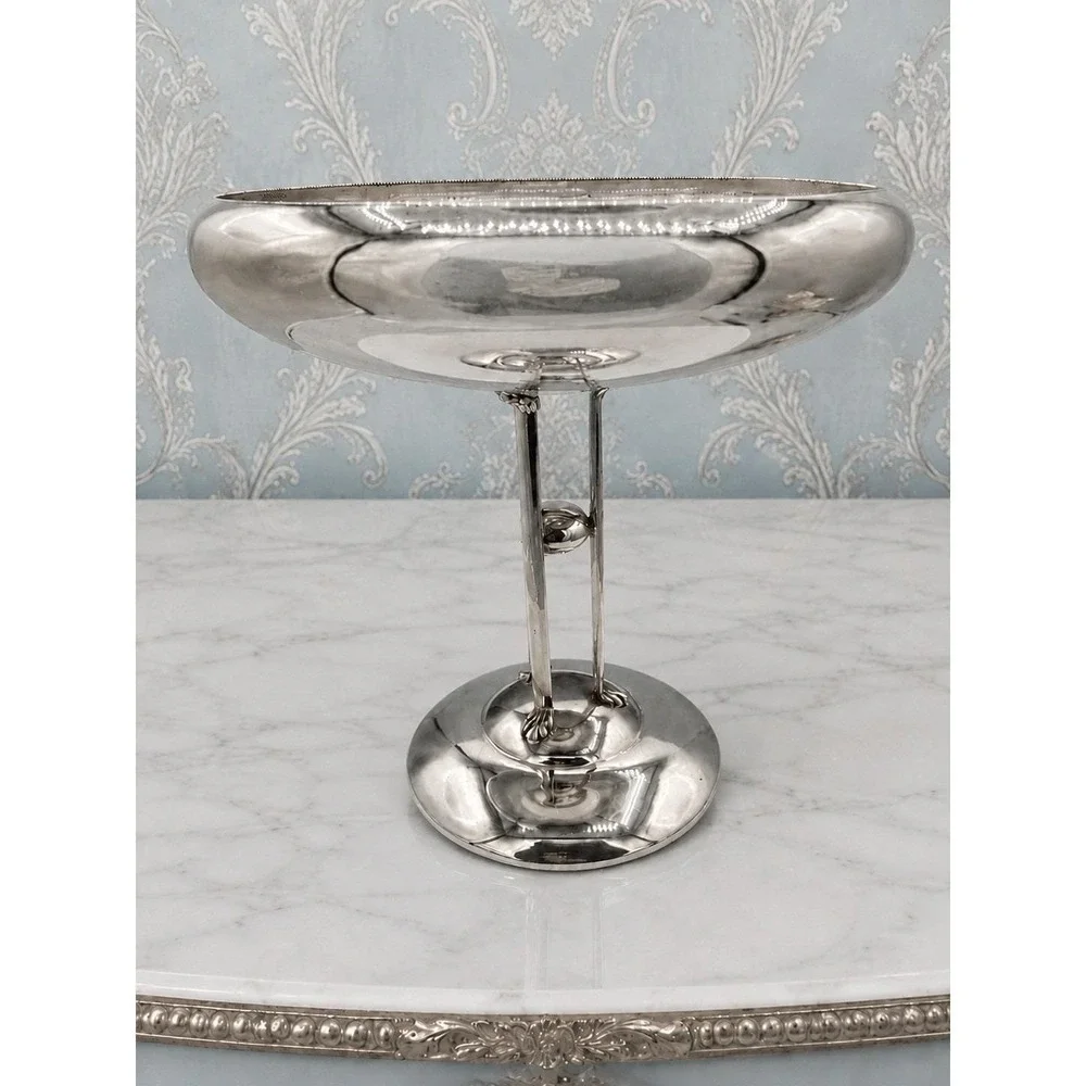 Vintage Imperial EPNS A1 Silver-Plated Pedestal Tazza Centerpiece Compote Bowl